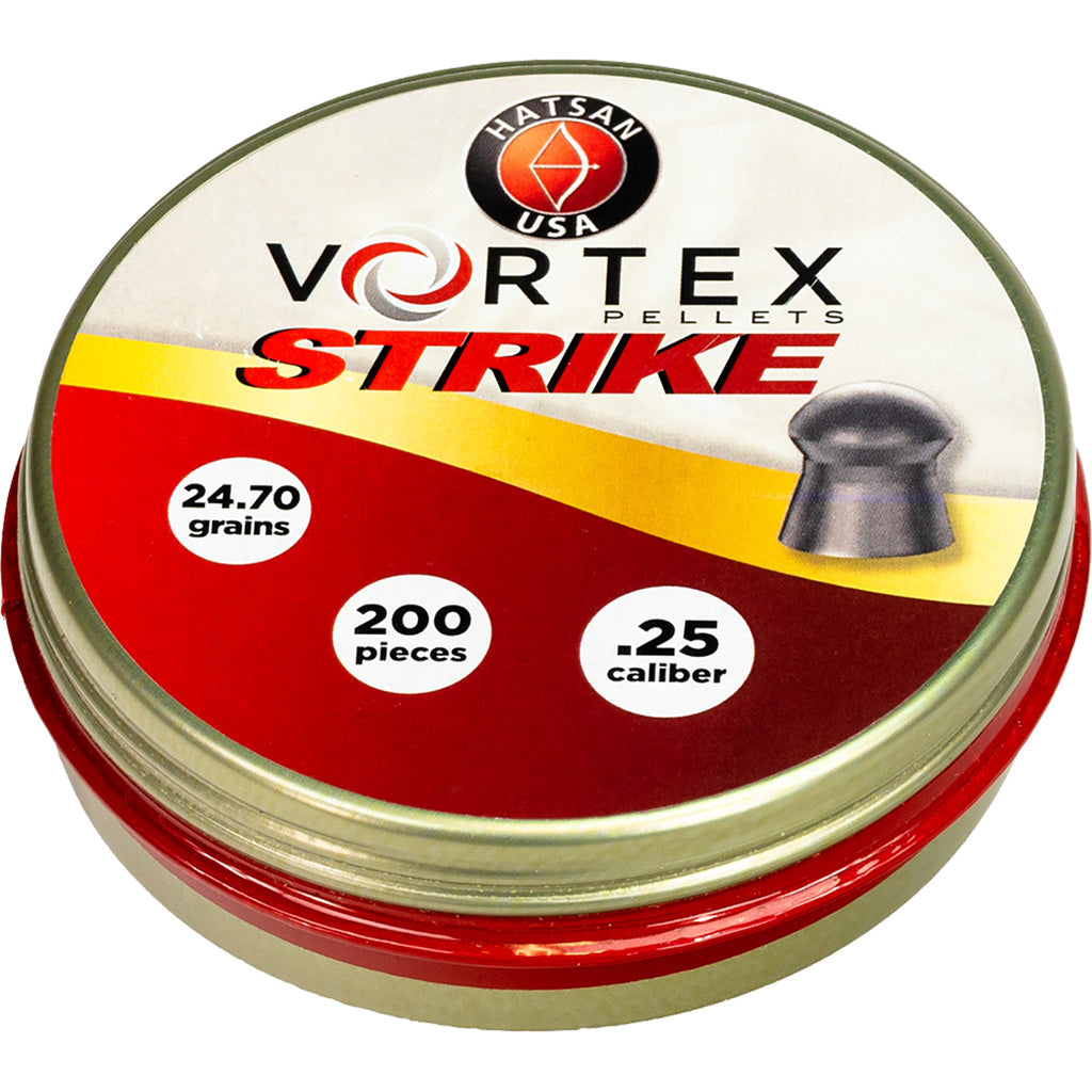 Hatsan Vortex STRIKE .25 Cal Airgun Pellets 200ct 24.70 Grain