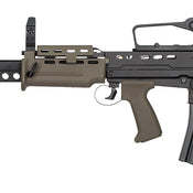 ICS L86 A2 Light Support Weapon Bullpup LSW Airsoft AEG Rifle (Color: Black / OD Green)