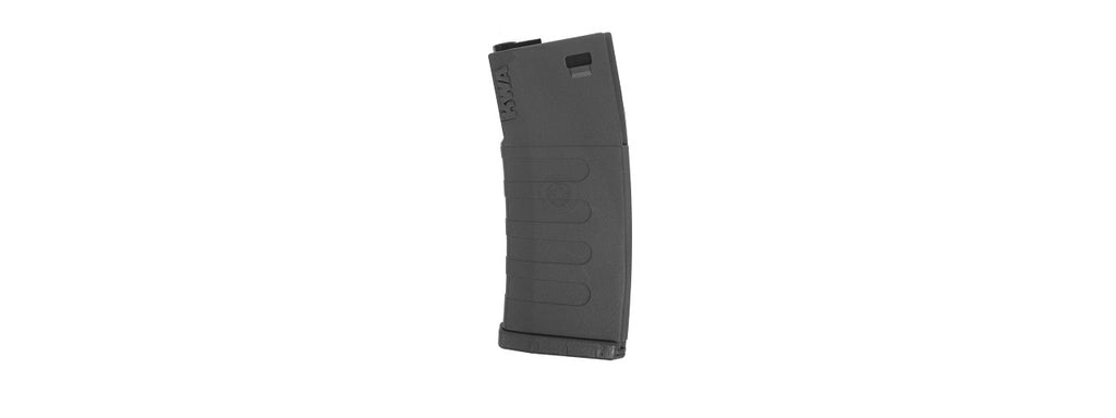 Lot De 2 Chargeurs Mid-Cap 120 Billes Pour M4 M16 Series Airsoft - Noir, Polymère Robuste, 6mm BB