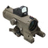 NCstar VISM ECO 4X34 Scope w Green Laser & Nav. Lights Black #VECO434QRB