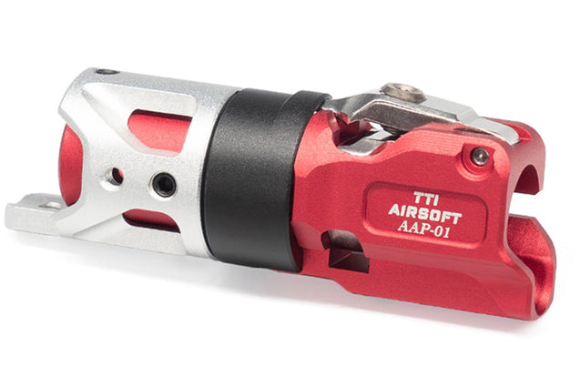TTI Airsoft Infinity CNC Aluminum One Piece TDC Hop Up Chamber For Action Army AAP-01 GBBP Series - RED