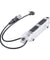 Atlas Custom Works Transparent Dual Pressure Switch for Flashlight and PEQ w/ Accented Buttons - BLACK