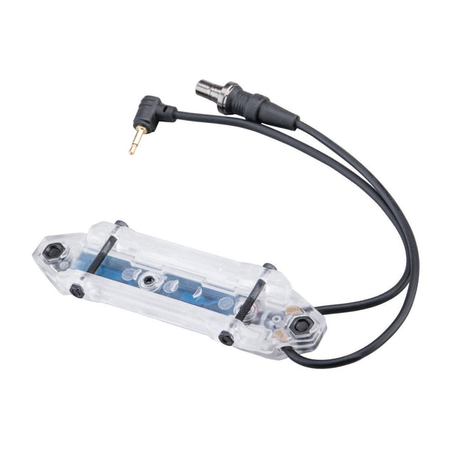 Atlas Custom Works Transparent Dual Pressure Switch for Flashlight and PEQ w/ Accented Buttons - BLACK
