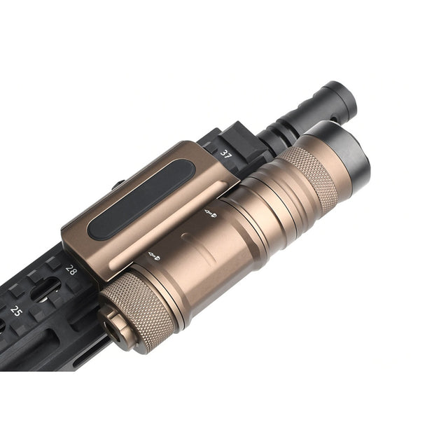 Atlas Custom Works 1800 Lumen Rail Mounted Tactical Flashlight - DARK EARTH