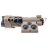 Atlas Custom Works 220 Lumens Offset Modular Airsoft Flashlight Laser and IR Combo - DARK EARTH