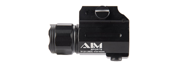 Aim Sports 220 Lumens Compact Flashlight W/ Quick Release Mount Airsoft Gun