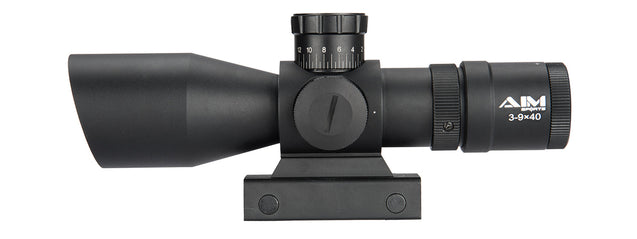 Aim-Jt2Sdv3940G-N Titan Dual 3-9X40Mm Rifle Scope W/ Vr2 Reticle (Black) Airsoft Gun