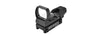 Aim Sports Operator Edition Airsoft 4-Reticle Red/Green Dot Sight