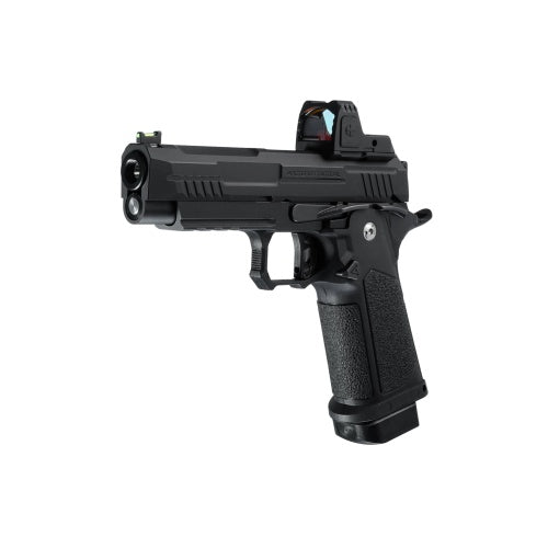 ARCTURUS Vanguard 4.3" Hi-Capa GBB Pistol w/ Optics Ready Slide & ARS-1 Red Dot Combo - (Black)