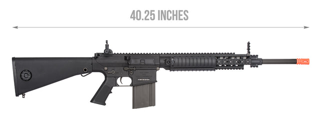 Ares-Sr-010E Knight'S Armament Sr25 Ris Sniper Airsoft Aeg Rifle (Black) Airsoft Gun Rifles