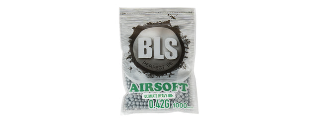 BLS Perfect BB 0.42G (Ultimateheavy) Airsoft BBS [1000RD] (Stainless)