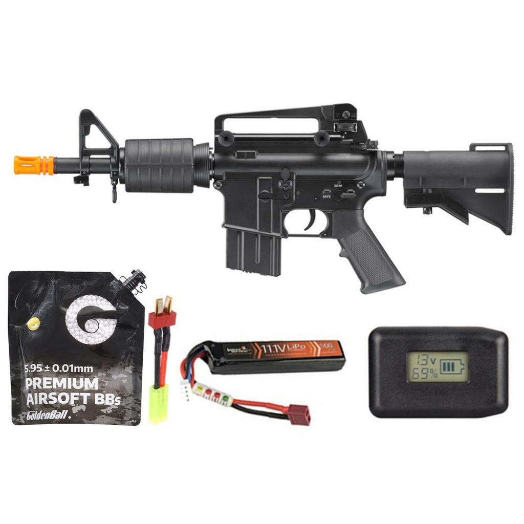 Double Bell N23 Pdw M4 Airsoft Aeg Rifle - Battery/Adapter/Charger Com ...