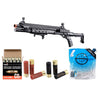 Golden Eagle M8875 3/6-Shot Pump Action CO2 Airsoft Shotgun w/ Flip Up Sights, M-LOK, Picatinny Rail & M4 Buffer Stock - Shell/CO2 Combo - (Black)