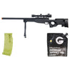 Double Eagle M59P Bolt Action Rifle w/ Scope and Bipod - BB/Sniper Bundle