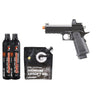 Raven Airsoft 4.3 Hi Capa + Micro Red Dot - Green Gas Combo - (Black)