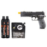 Vorsk Airsoft VP26X Gas Blowback Pistol - Green Gas Combo - (Black)