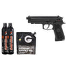 Vorsk Airsoft VM9 Osiris Gas Blowback Pistol - Green Gas Combo - (Black)