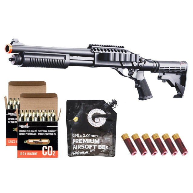 Limited Edition Airsoft Chiappa Rhino 60DS CO2 Revolver - CO2 Combo - (Gold)