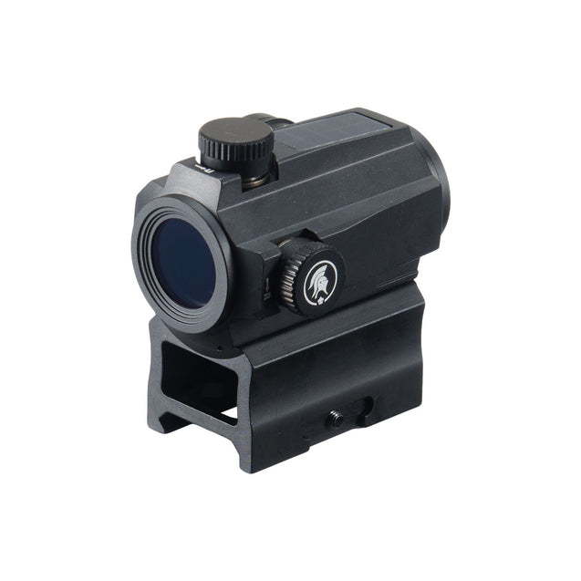 Lancer Tactical Compact Airsoft Reflector Red Dot Sight w/ High Profile Mount - (Black)