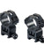 Lancer Tactical 3-9x40E Variable Power Airsoft Rifle Scope w/ Mount Rings - (Black)