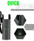 Cytac Gen 4 Hard Shell Adjustable Holster for Glock 17 Series Pistols (Color: Black)