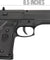 Double Bell M9 Metal Body Airsoft Spring Pistol (Black)