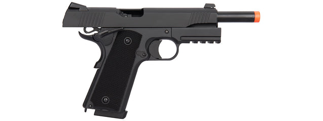 Double Bell Gas Blowback CQB 1911 Tactical Airsoft Pistol (Black) Airsoft Gun Gas Powered Guns
