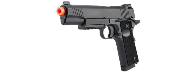 Double Bell Gas Blowback CQB 1911 Tactical Airsoft Pistol (Black) Airsoft Gun Gas Powered Guns