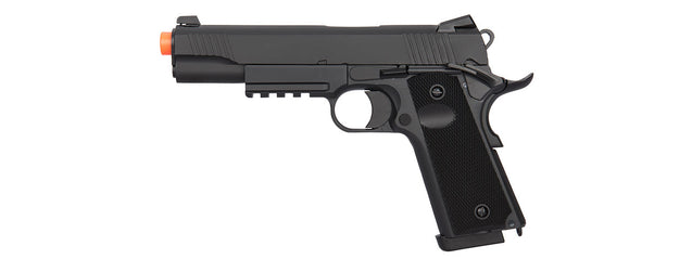 Double Bell Gas Blowback CQB 1911 Tactical Airsoft Pistol (Black) Airsoft Gun Gas Powered Guns