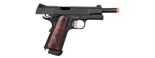 Double Bell M1911A1 Co2 Blowback Airsoft Pistol High Velocity (Black) Airsoft Gun Gas Powered Guns