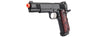Double Bell M1911A1 Co2 Blowback Airsoft Pistol High Velocity (Black) Airsoft Gun Gas Powered Guns