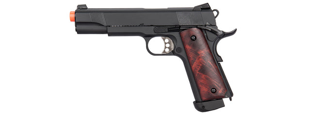Double Bell M1911A1 Co2 Blowback Airsoft Pistol High Velocity (Black) Airsoft Gun Gas Powered Guns