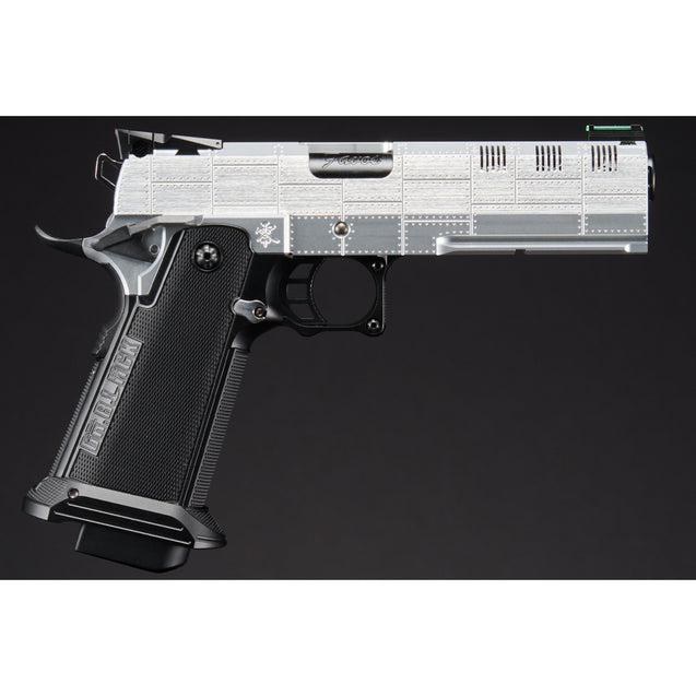 Dr. Gearbox Custom Tokyo Marui Monochrome "ZERO" 5.1 Hi-Capa GBB Pistol - (Silver/Black)