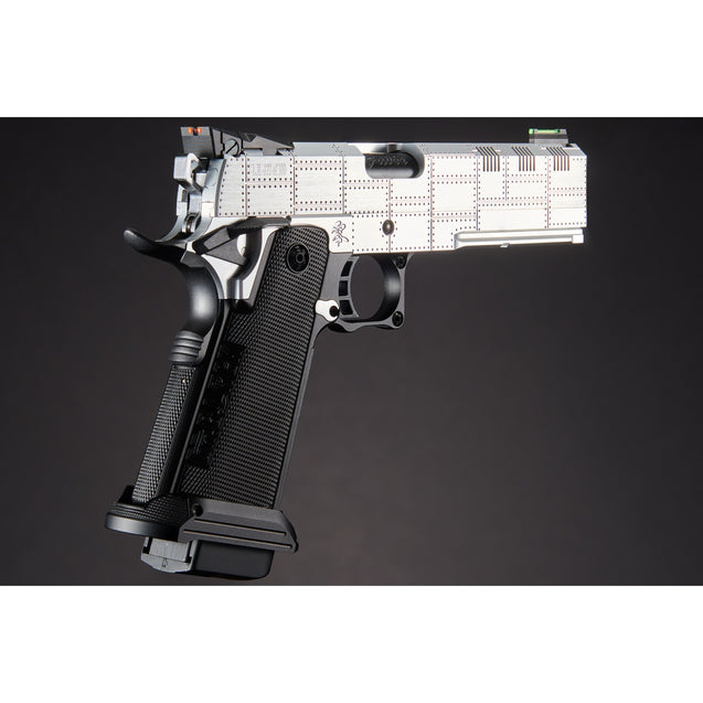 Dr. Gearbox Custom Tokyo Marui Monochrome "ZERO" 5.1 Hi-Capa GBB Pistol - (Silver/Black)