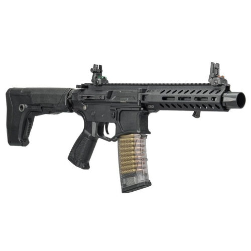 G&G CM16 GMS STRIKER Folding MLOK M4 AEG Airsoft Rifle w/ GATE ASTER - (Black)