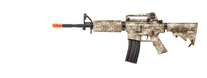 ICS Airsoft M4A1 AEG Assault Carbine Rifle - Desert Digital