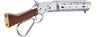 A&K M1873 "Mares Leg" Lever Action Airsoft Green Gas Rifle w/ M-LOK Rail (Color: Silver)