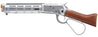 A&K M1873 "Mares Leg" Lever Action Airsoft Green Gas Rifle w/ M-LOK Rail (Color: Silver)