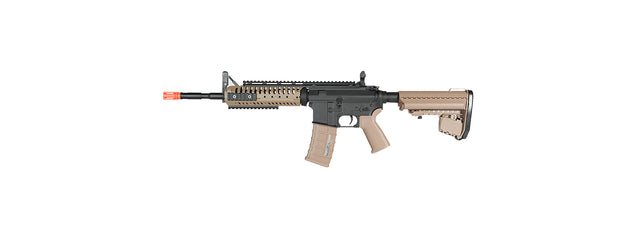 A&K Full Metal M4 Airsoft AEG w/ Customizable RIS (Color: Black / Tan)