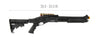 JAG Arms Scattergun TSS Airsoft Gas Shotgun W/ Side Saddle (Black)