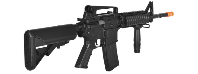 Lancer Tactical Polymer  M4 RIS LT-04T 395 FPS AEG Electric Airsoft Rifle Black