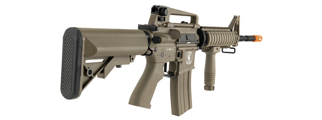 Lancer Tactical Polymer  M4 RIS LT-04T 395 FPS AEG Electric Airsoft Rifle TAN