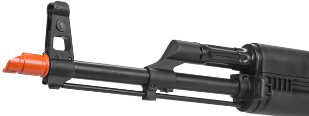 Lancer Tactical Airsoft Rifle Gun 420 FPS Airsoft Lonex AK Blowback AEG Rifle (BLACK)