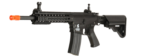 Lancer Tactical LT-12BK M4 KEYMOD 10 INCH AEG METAL GEAR COLOR BLACK 405-415 FPS