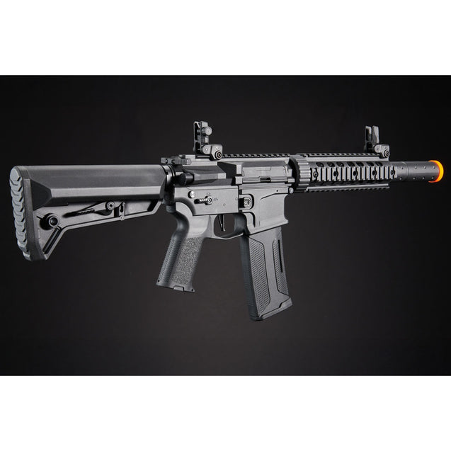 Lancer Tactical Gen 3 M4 Carbine SD AEG w/ Ambidextrous NSR Receiver, NSR Stock & Mock Suppressor - (Black)