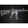 Lancer Tactical Gen 3 M4 Carbine SD AEG w/ Ambidextrous NSR Receiver, NSR Stock & Mock Suppressor - (Black)
