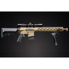 Lancer Tactical Gen 2 Hellion M-LOK 10" M4 AEG w/ Ambidextrous NSR Receiver & NSR Stock - TAN