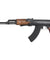 Lancer Tactical AK47 Airsoft AEG Rifle w/ Folding Stock - (Black / Faux Wood)