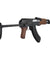 Lancer Tactical AK47 Airsoft AEG Rifle w/ Folding Stock - (Black / Faux Wood)