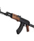 Lancer Tactical AK47 Airsoft AEG Rifle w/ Folding Stock - (Black / Faux Wood)